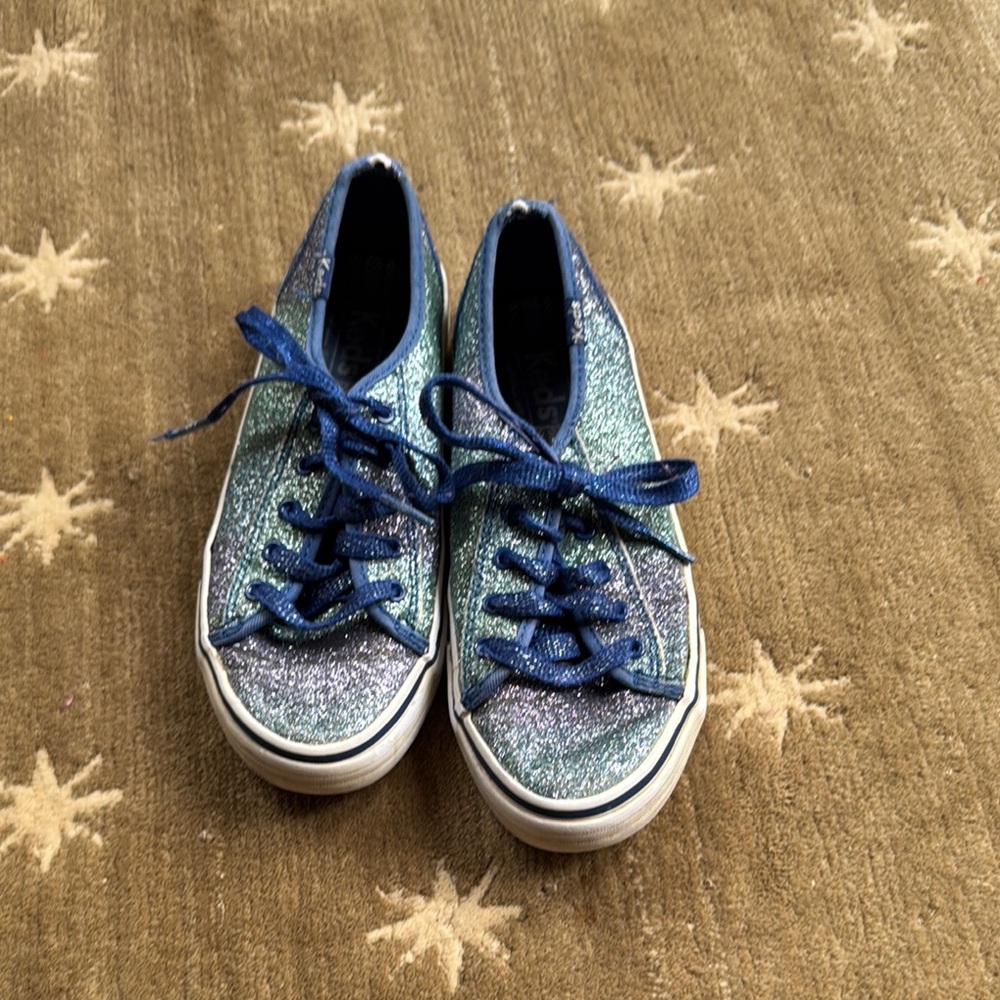 Keds Blue, Purple and Silver Starburst Sneakers